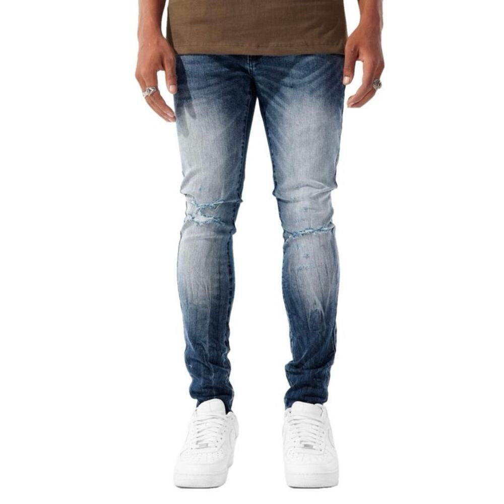 Jordan Craig Men’s Jeans Tapered Ross Fit Asbury Denim Distressed Size 38x32